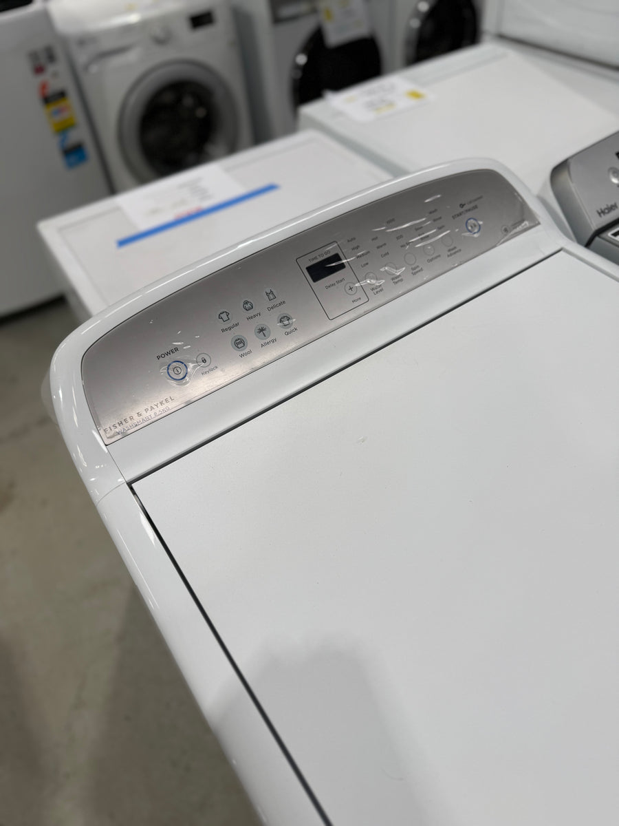 Factory second 8,5kg Fisher&Paykel top loader WA8560G1  Model:WA8560G1 - Second Hand Appliances Geebung