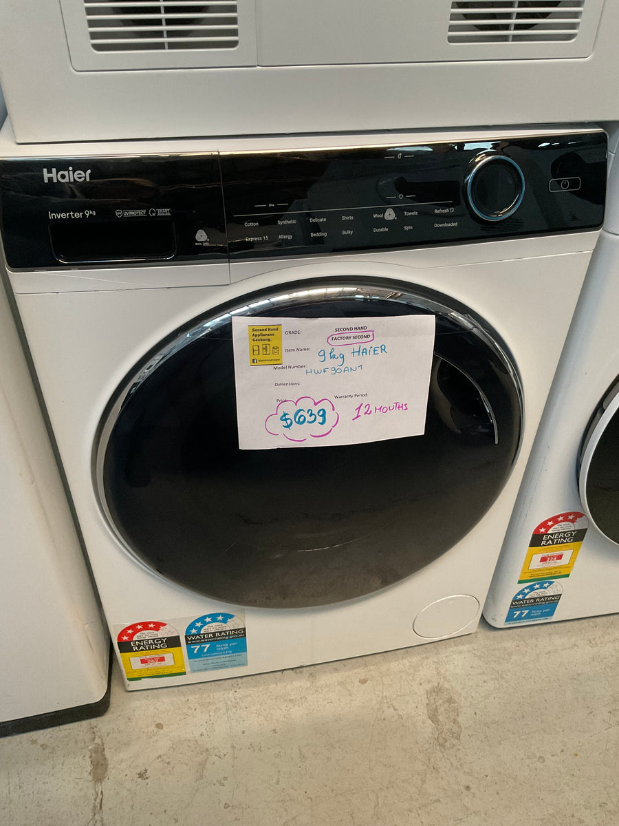 Factory second 9kg Front Loader Washer HWF90AN1 - Second Hand Appliances Geebung