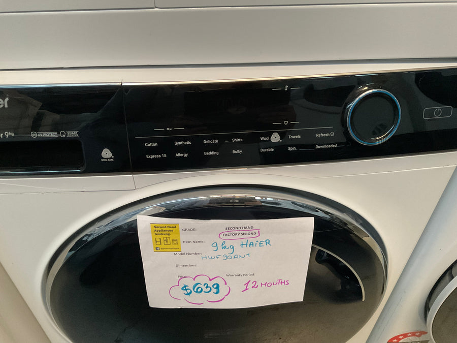 Factory second 9kg Front Loader Washer HWF90AN1 - Second Hand Appliances Geebung