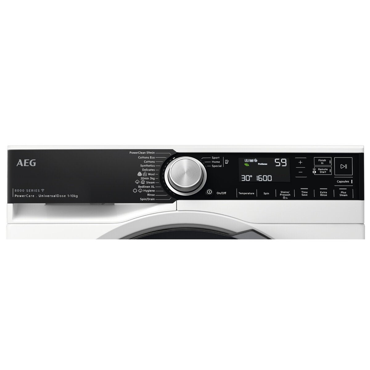 Factory second AEG 10kg 8000 Series UniversalDose Front Load Washing Machine LF8516O8O - Second Hand Appliances Geebung