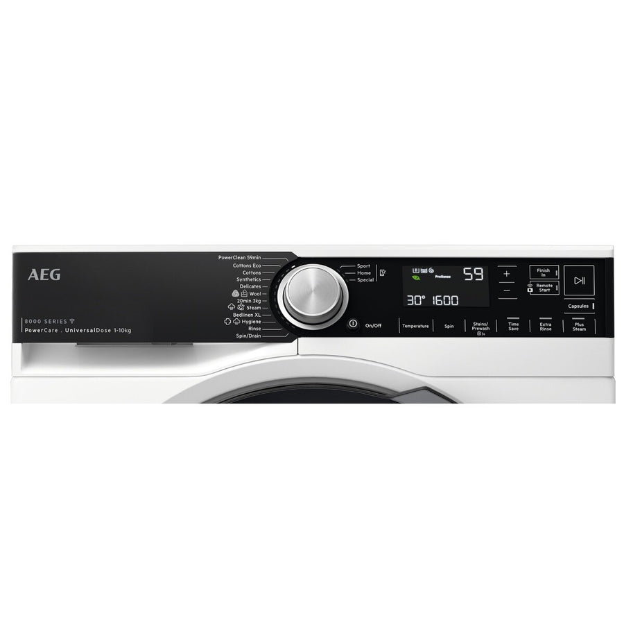 Factory second AEG 10kg 8000 Series UniversalDose Front Load Washing Machine LF8516O8O - Second Hand Appliances Geebung