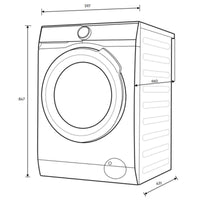 Thumbnail for Factory second AEG 10kg 8000 Series UniversalDose Front Load Washing Machine LF8516O8O - Second Hand Appliances Geebung
