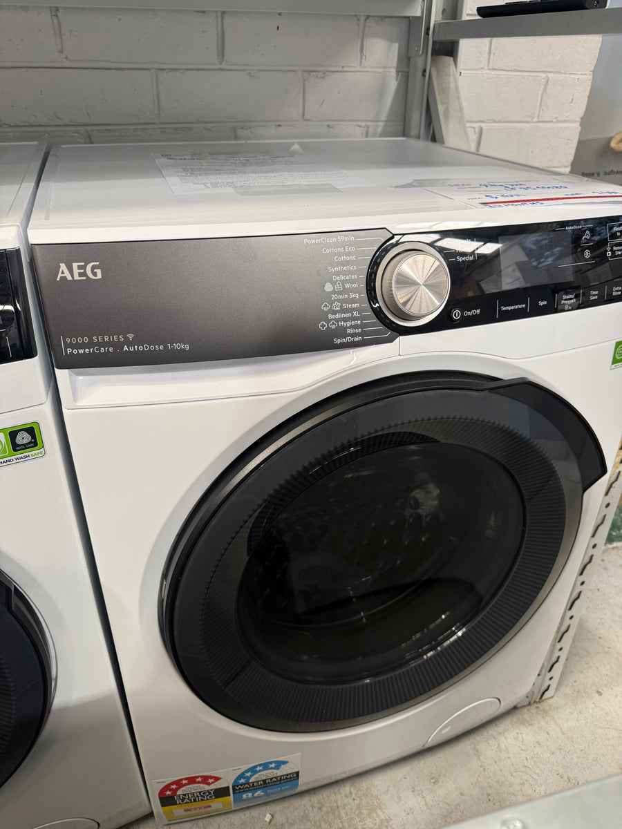 Factory second AEG 10kg 9000 Series Front Load Washing Machine  Model: LF9516O8Q - Second Hand Appliances Geebung
