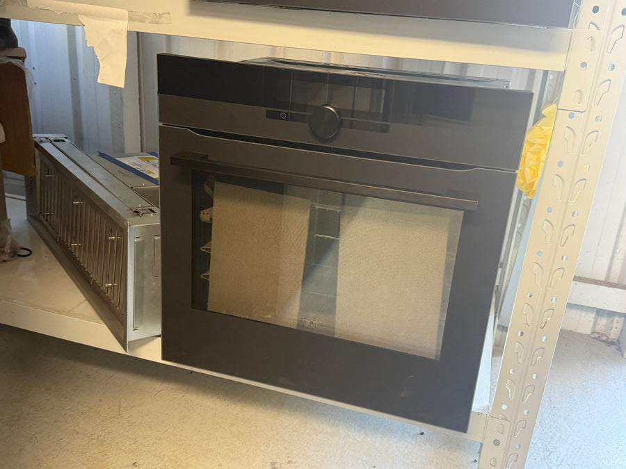 Factory second AEG 600mm SenseCook Pyrolytic Oven - Matte Black BPK94733PT (NAT) - Second Hand Appliances Geebung