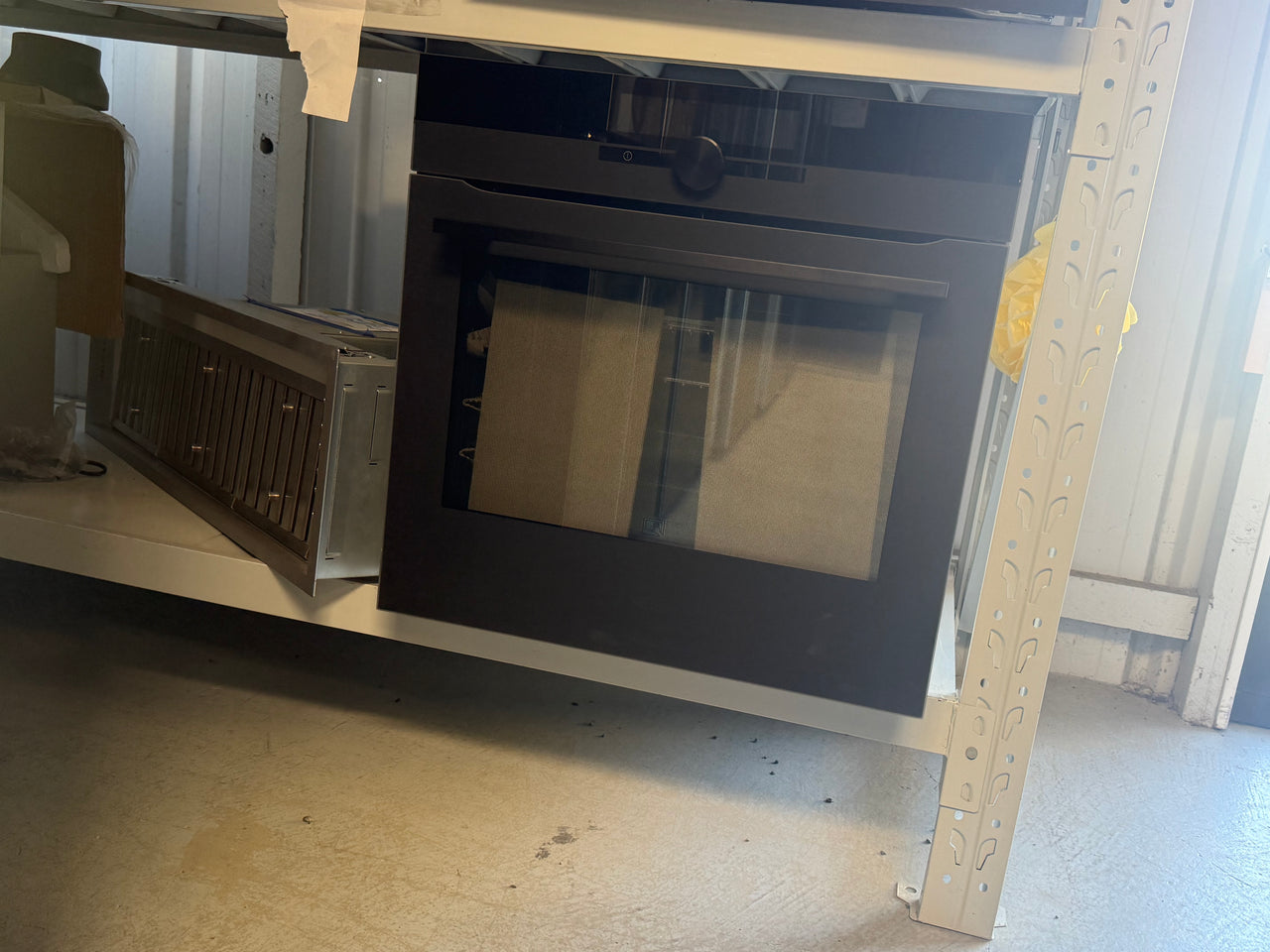 Factory second AEG 600mm SenseCook Pyrolytic Oven - Matte Black BPK94733PT (NAT) - Second Hand Appliances Geebung