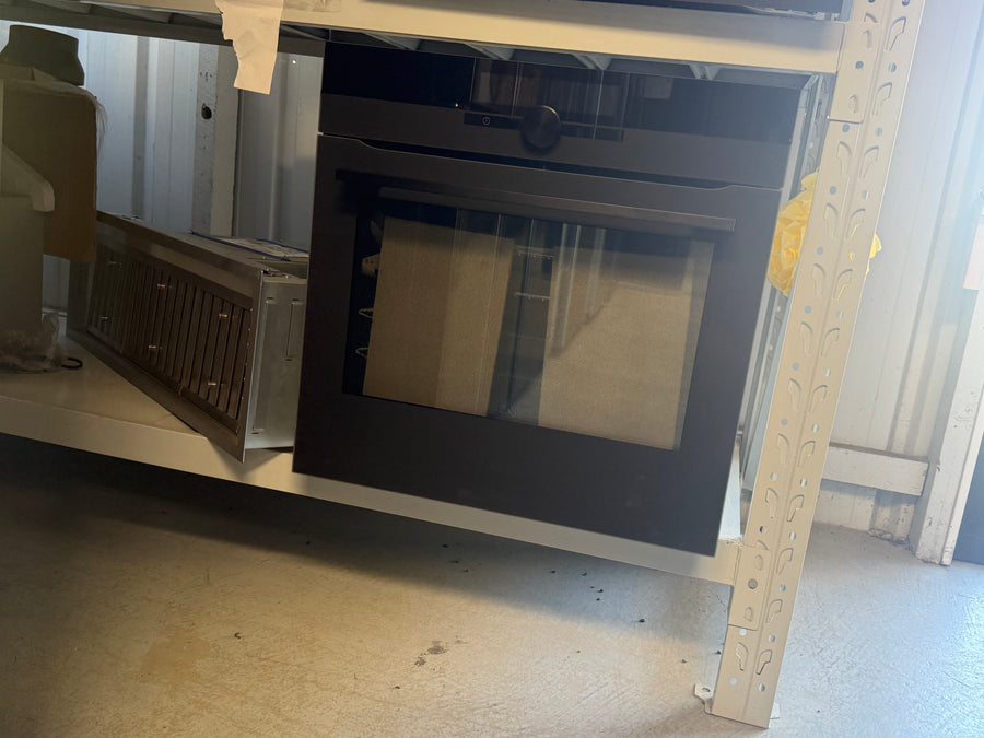 Factory second AEG 600mm SenseCook Pyrolytic Oven - Matte Black BPK94733PT (NAT) - Second Hand Appliances Geebung