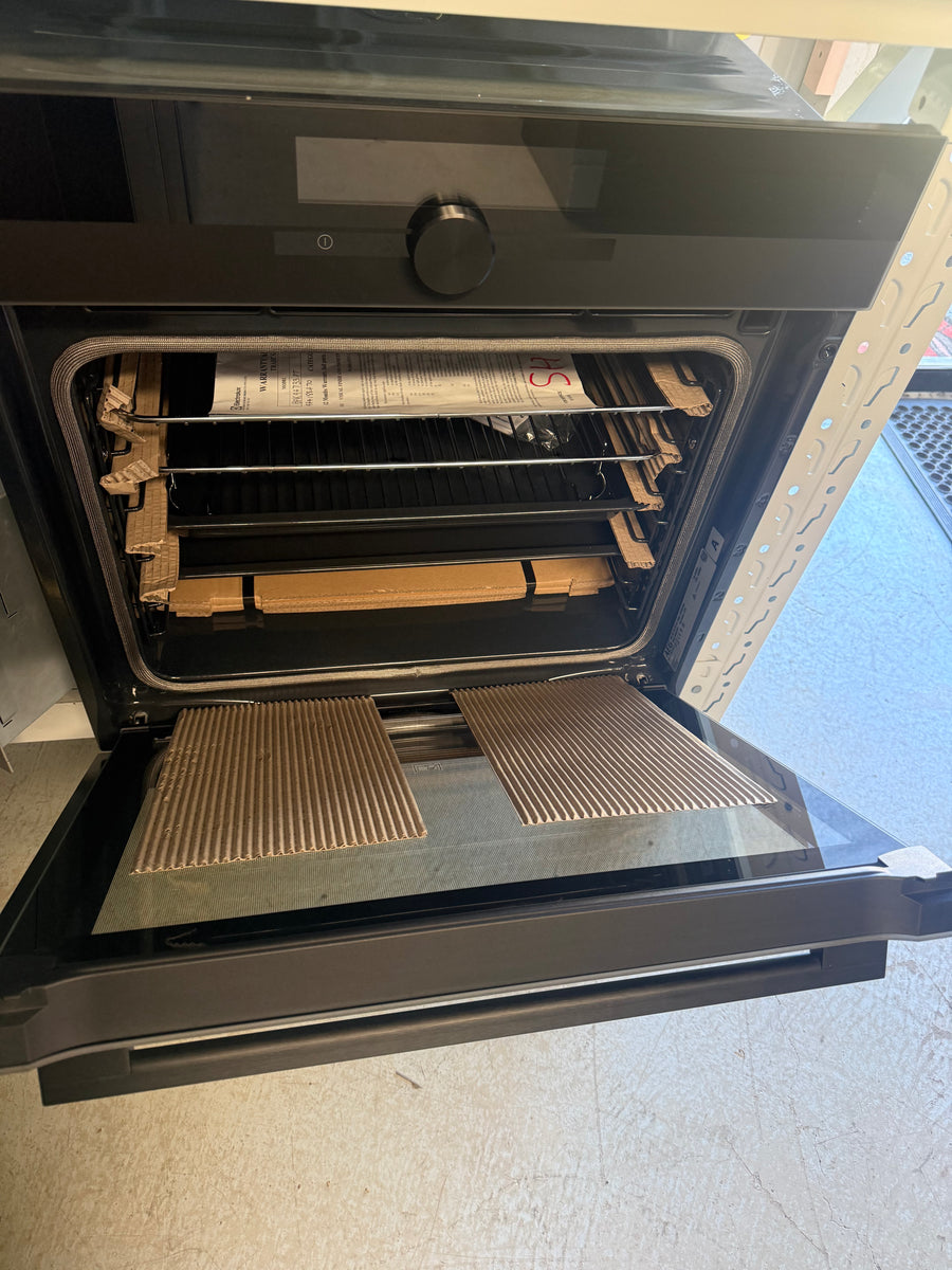 Factory second AEG 600mm SenseCook Pyrolytic Oven - Matte Black BPK94733PT (NAT) - Second Hand Appliances Geebung