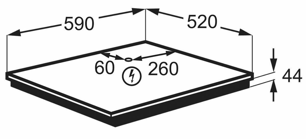 Factory second AEG 60CM PURE INDUCTION COOKTOP - BLACK IPE64551FB(NAT) - Second Hand Appliances Geebung
