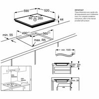 Thumbnail for Factory second AEG 60cm 3-Zone Induction Cooktop – IKE63471FB - Second Hand Appliances Geebung