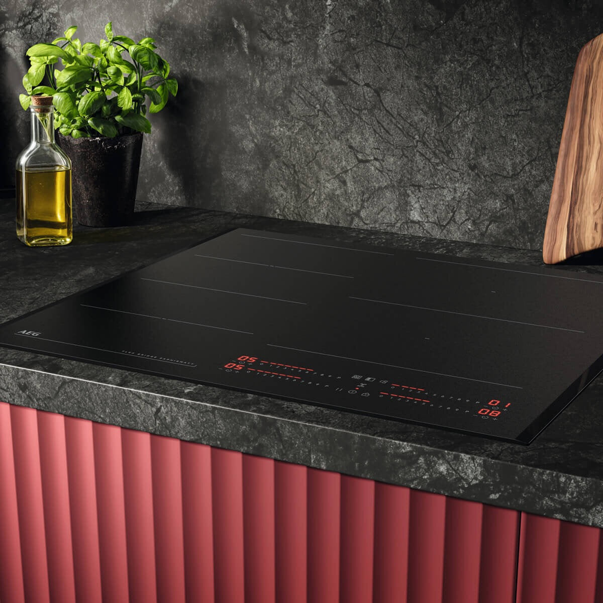 Buy Factory second AEG 60cm 6000 Series SaphirMatt Induction Cooktop with FlexiBridge – Matte Black (NII64G00FZ) |  | [product_variant] | Second Hand Appliances Geebung Brisbane
