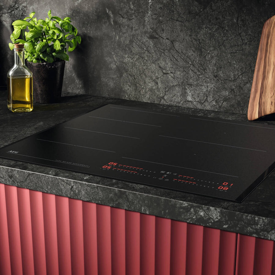 Buy Factory second AEG 60cm 6000 Series SaphirMatt Induction Cooktop with FlexiBridge – Matte Black (NII64G00FZ) |  | [product_variant] | Second Hand Appliances Geebung Brisbane