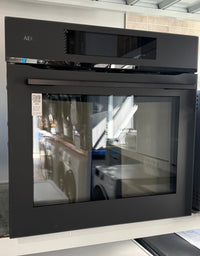 Thumbnail for Factory second AEG 60cm 9000 Series Sense Cook Multifunction Oven - Matte Black NBT9P831AT(NAT) - Second Hand Appliances Geebung