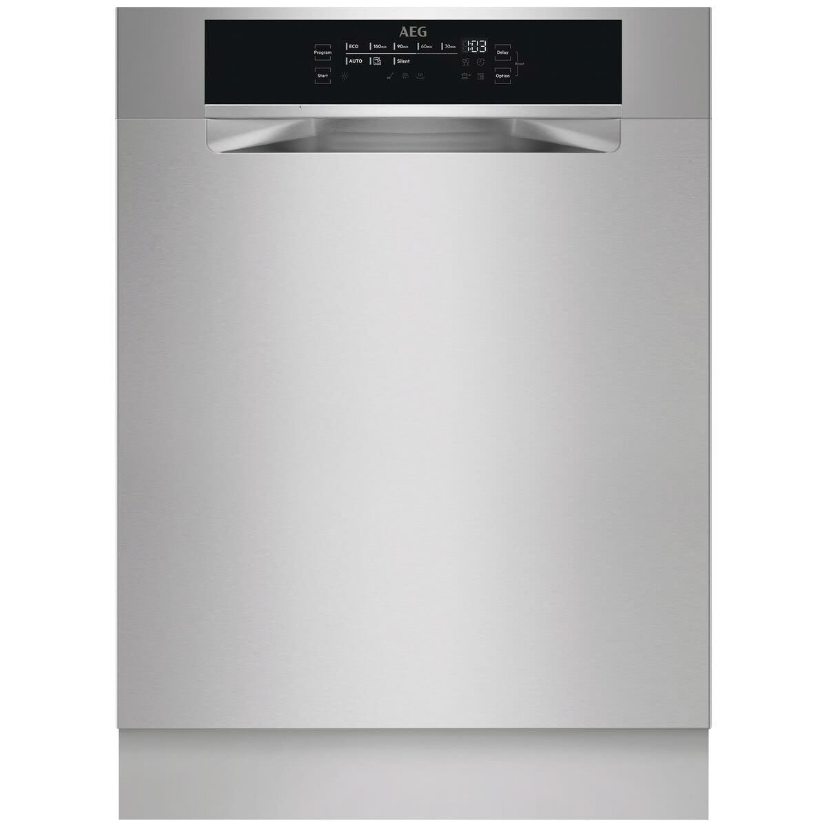 Factory second AEG 60cm Built-Under Dishwasher – Stainless Steel  Model: FFE73600PM(NAT) - Second Hand Appliances Geebung