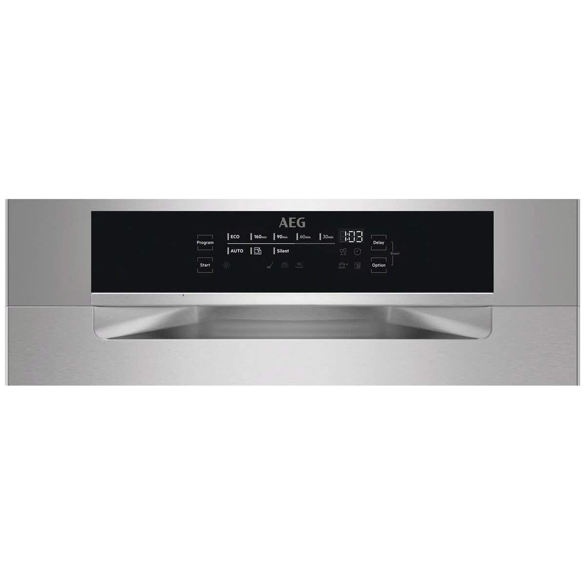 Factory second AEG 60cm Built-Under Dishwasher – Stainless Steel  Model: FFE73600PM(NAT) - Second Hand Appliances Geebung