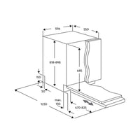 Thumbnail for Factory second AEG 60cm Fully Integrated Dishwasher – FBF7583SBB - Second Hand Appliances Geebung