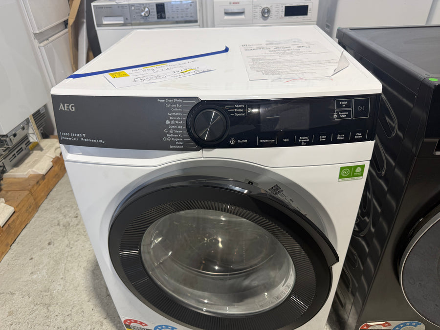 Factory second AEG 8 kg 7000 Series Front Load Washing Machine (LF7384O4C) - Second Hand Appliances Geebung