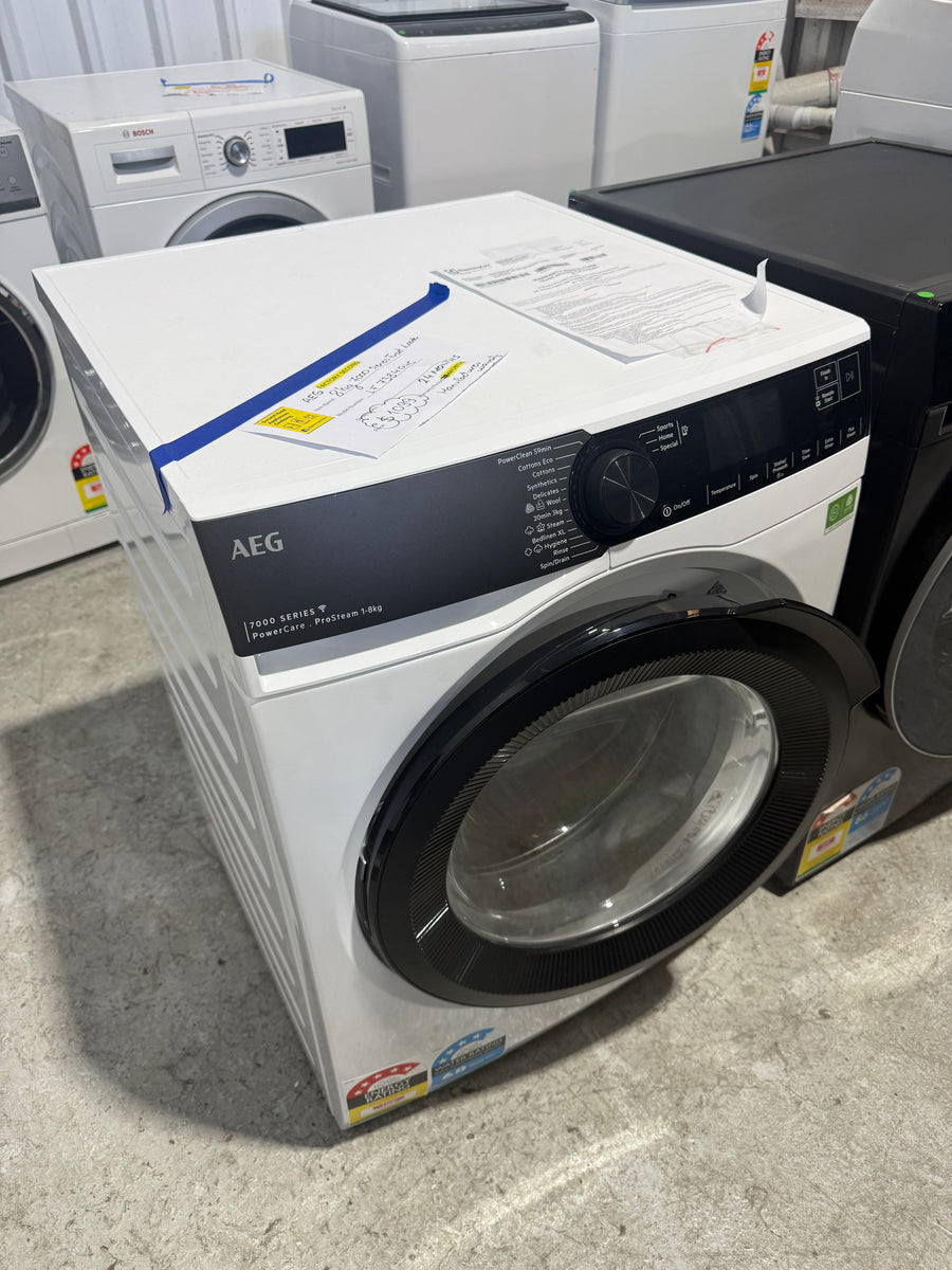 Factory second AEG 8 kg 7000 Series Front Load Washing Machine (LF7384O4C) - Second Hand Appliances Geebung