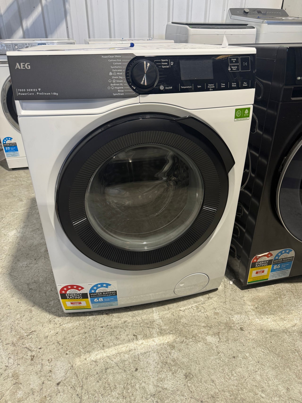 Factory second AEG 8 kg 7000 Series Front Load Washing Machine (LF7384O4C) - Second Hand Appliances Geebung