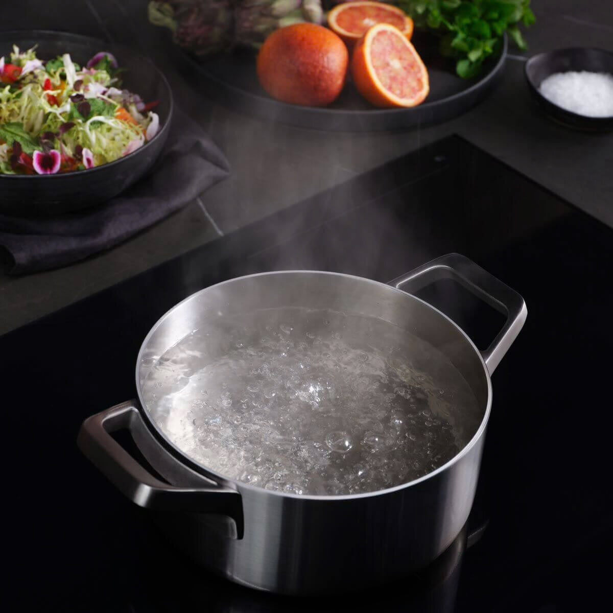 Factory second AEG 8000 Series 60cm 4 Zone SaphirMatt Induction Cooktop – NII64F30FZ - Second Hand Appliances Geebung
