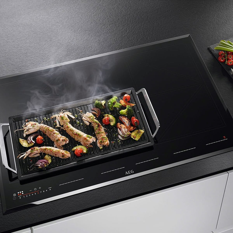 Factory second AEG 80cm TotalFlex Induction Cooktop  Model: IKK86681FB - Second Hand Appliances Geebung