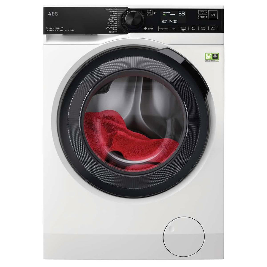 Factory second AEG 8kg 7000 Series Front Load Washing Machine  Model: LFA7384O4CS - Second Hand Appliances Geebung