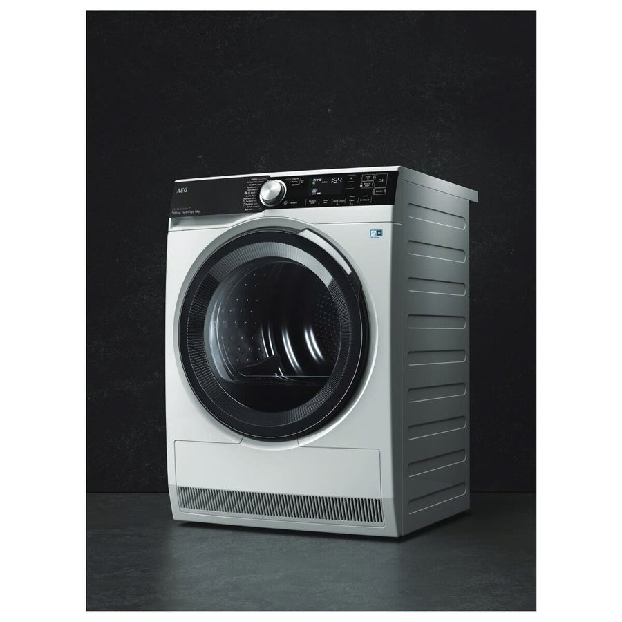 Factory second AEG 8kg 8000 Series Heat Pump Dryer  – T858M6OBC - Second Hand Appliances Geebung