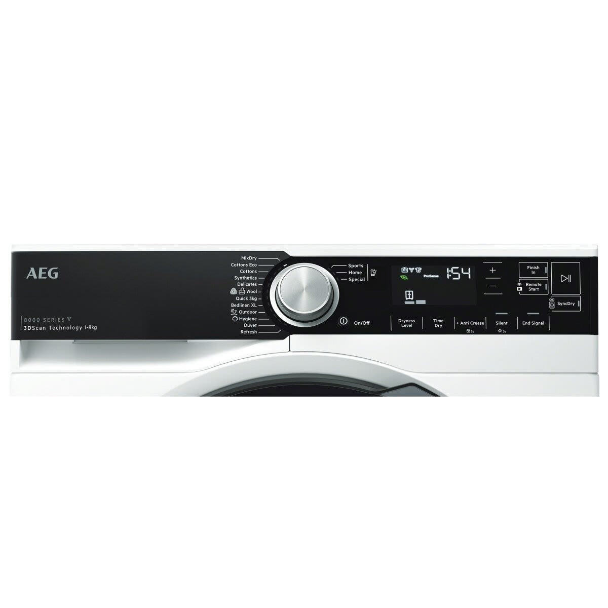 Factory second AEG 8kg 8000 Series Heat Pump Dryer  – T858M6OBC - Second Hand Appliances Geebung