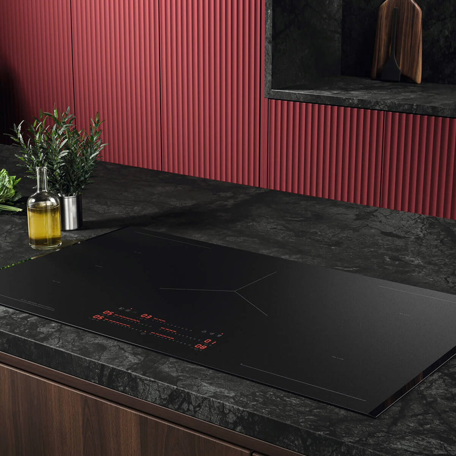 Factory second AEG 90cm 5 Zone 6000 Series Induction Cooktop – Matte Black NIK95I00FZ - Second Hand Appliances Geebung