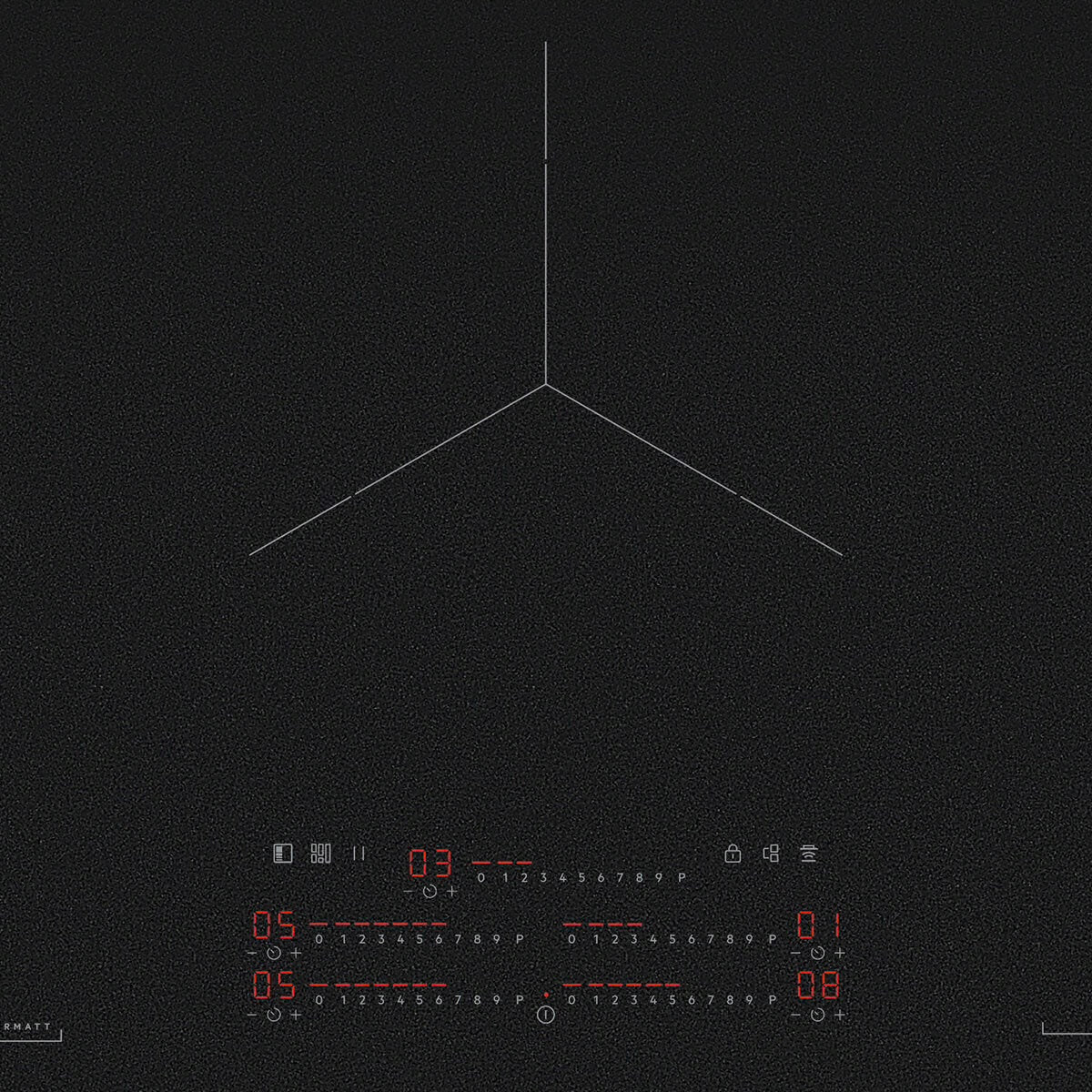 Factory second AEG 90cm 5 Zone 6000 Series Induction Cooktop – Matte Black NIK95I00FZ - Second Hand Appliances Geebung