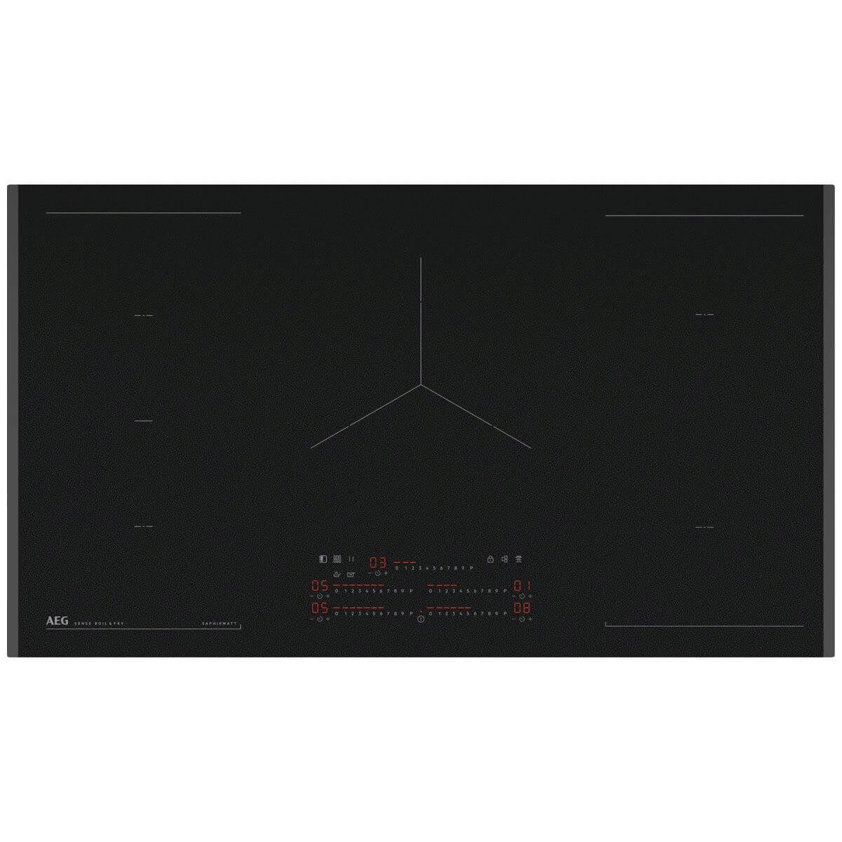 Factory second AEG 90cm 5 Zone SaphirMatt Induction Cooktop – NIK95I30FZ - Second Hand Appliances Geebung
