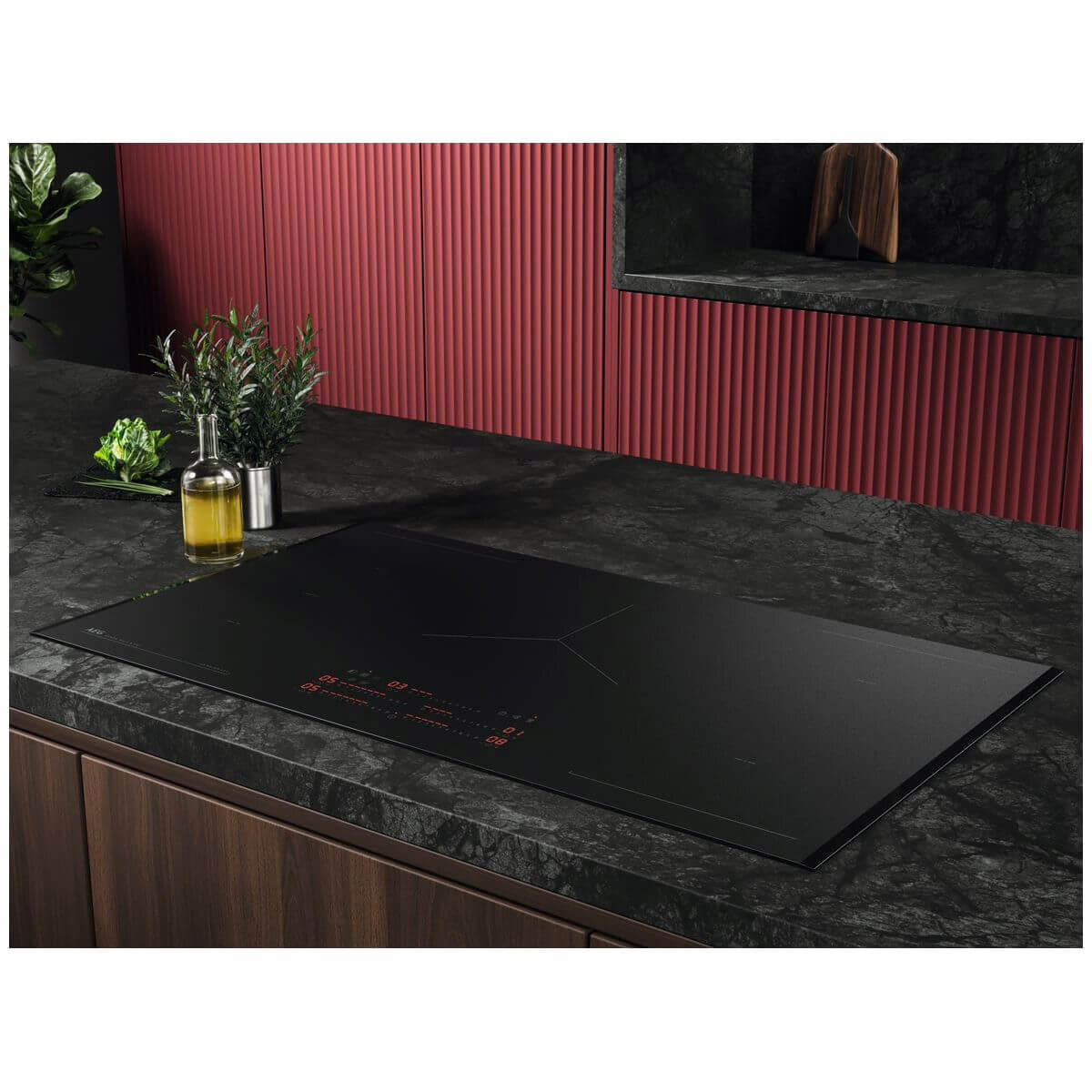 Factory second AEG 90cm 5 Zone SaphirMatt Induction Cooktop – NIK95I30FZ - Second Hand Appliances Geebung