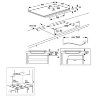 Thumbnail for Factory second AEG 90cm 5 Zone SaphirMatt Induction Cooktop – NIK95I30FZ - Second Hand Appliances Geebung