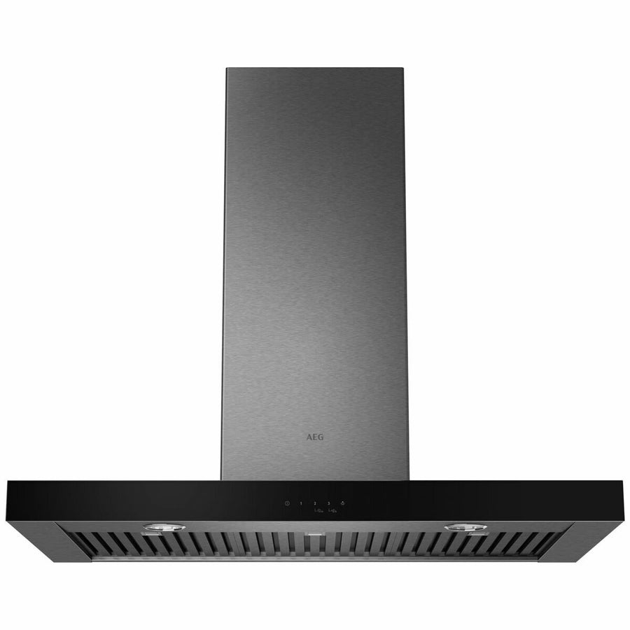 Factory second AEG 90cm Canopy Rangehood – Dark Stainless Steel – DBE7980HB - Second Hand Appliances Geebung