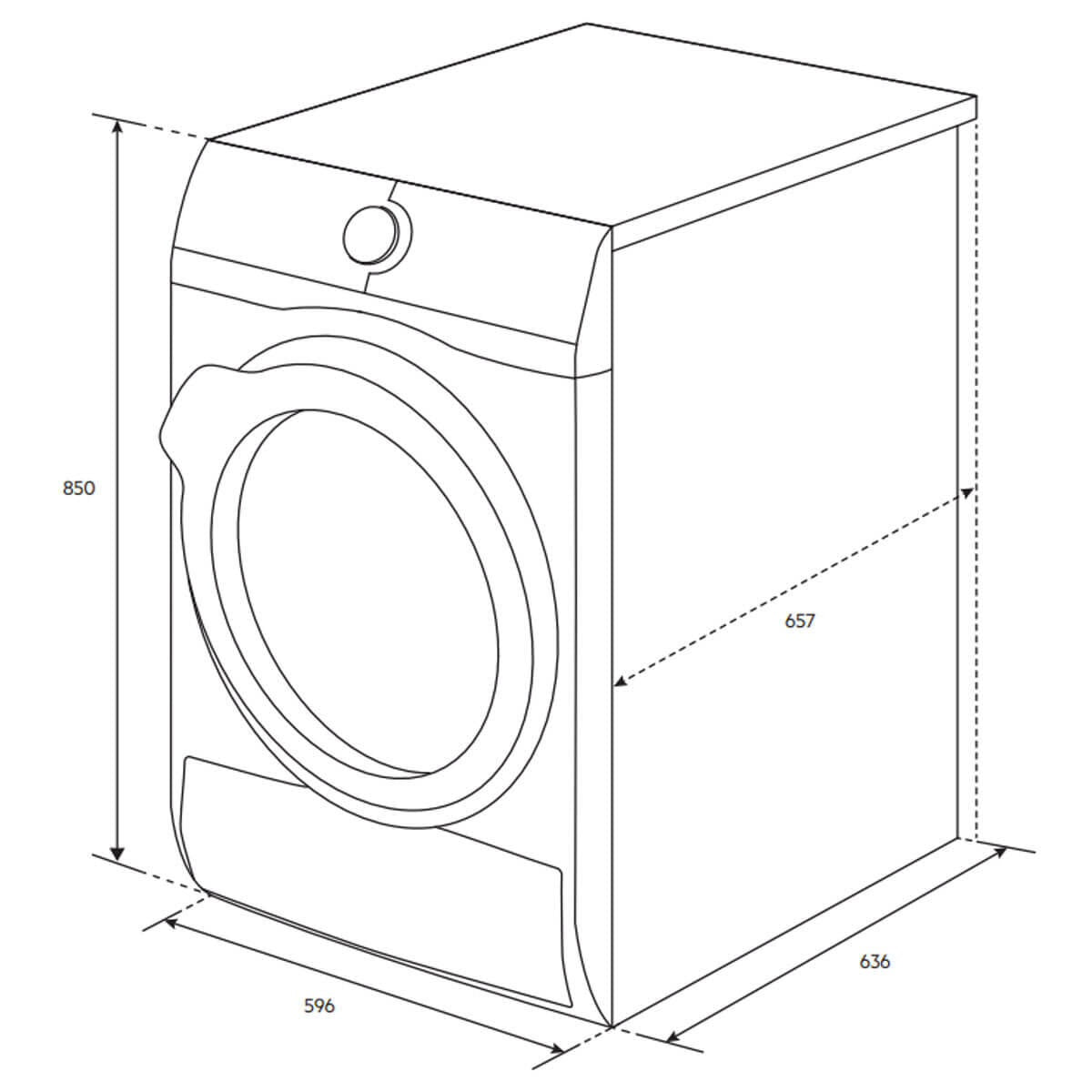 Factory second AEG 9kg 9000X AbsoluteCare Pro Heat Pump Dryer – T959V6PDC - Second Hand Appliances Geebung