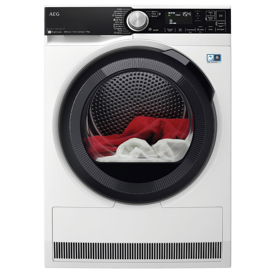 Factory second AEG 9kg Heat Pump Dryer – 9000 Series  T959M6ORS - Second Hand Appliances Geebung