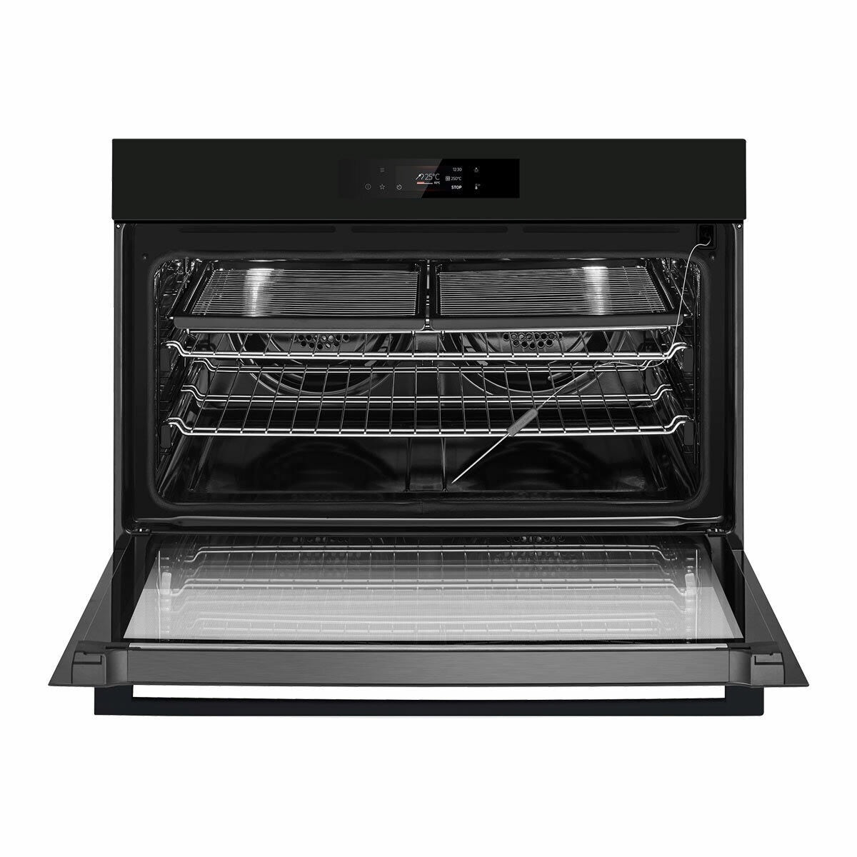 Factory second AEG BPK75891PT 90cm SenseCook Pyroluxe Multifunction Oven - Matte Black - Second Hand Appliances Geebung