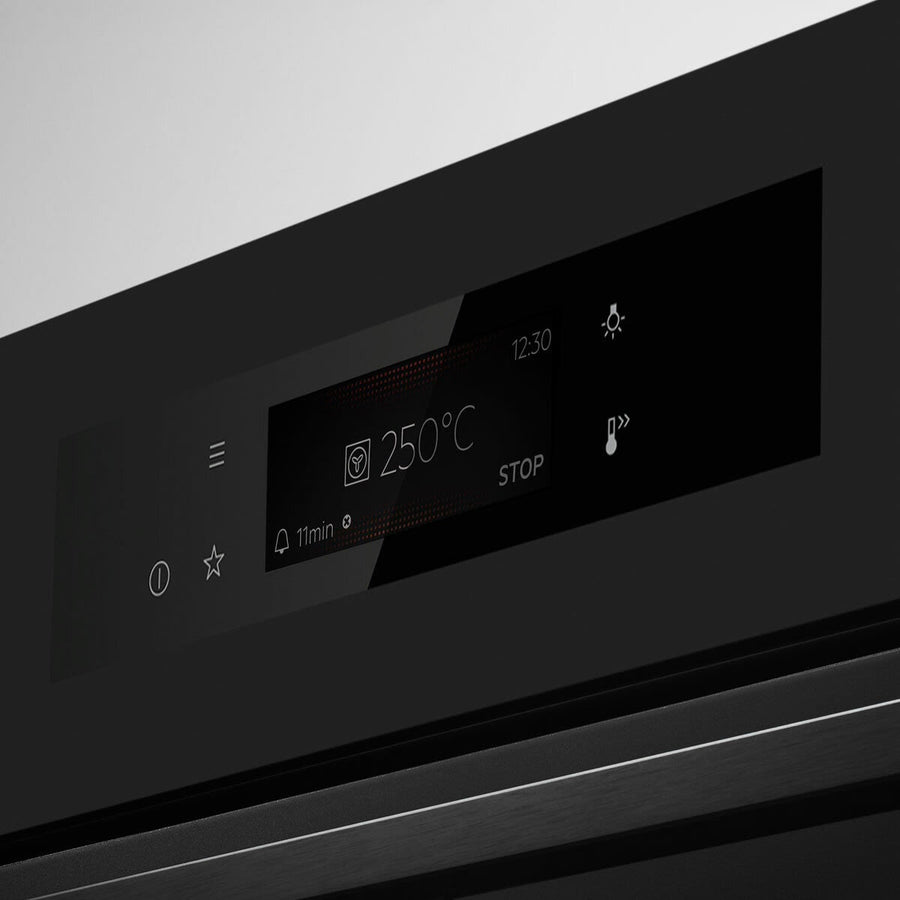Factory second AEG BPK75891PT 90cm SenseCook Pyroluxe Multifunction Oven - Matte Black - Second Hand Appliances Geebung