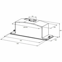 Thumbnail for Factory second AEG DGE7670HB 52cm Integrated Rangehood – Dark Stainless Steel - Second Hand Appliances Geebung