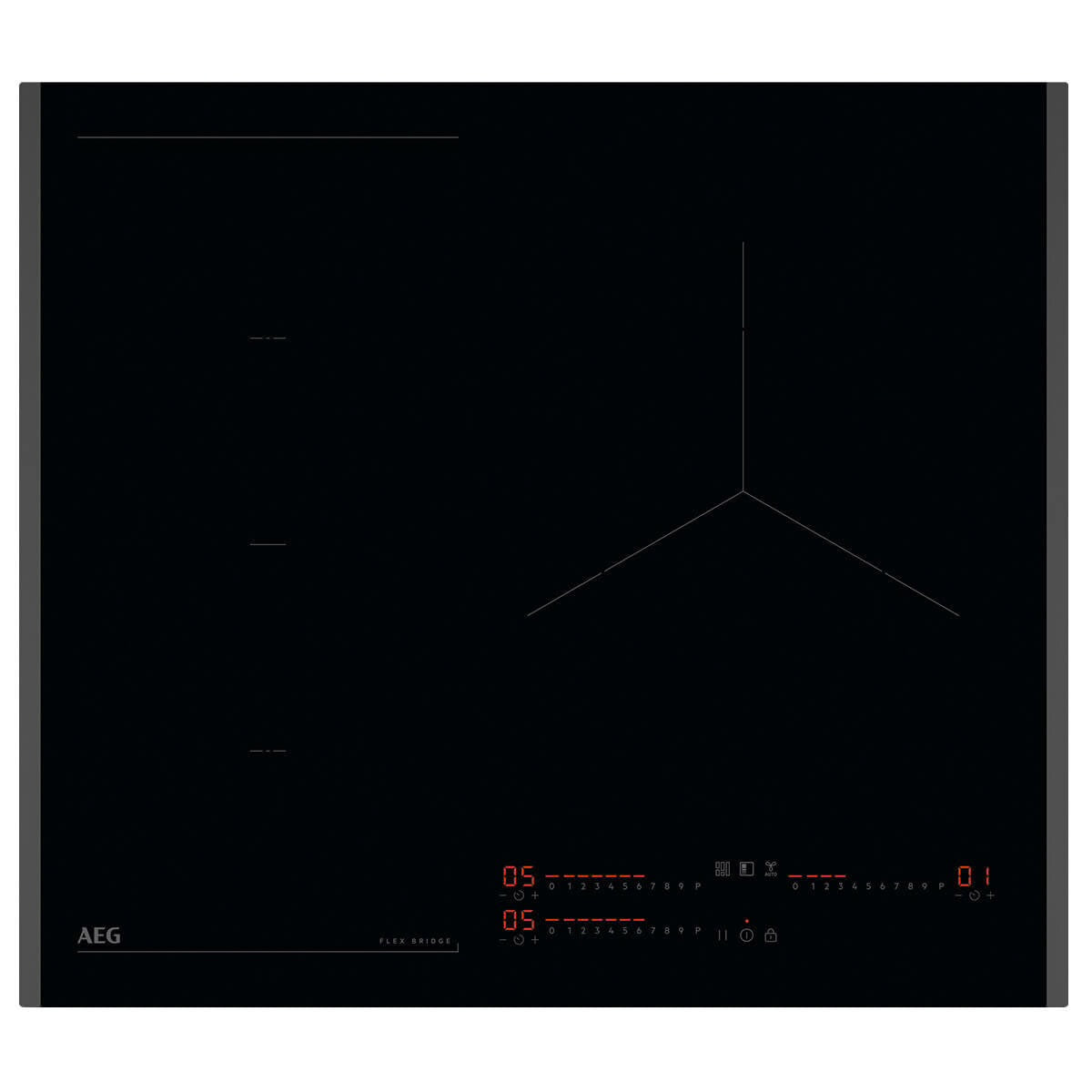 Factory second AEG NII63R00FB 60cm 6000 Series Induction Cooktop with ProCook & FlexiBridge - Second Hand Appliances Geebung