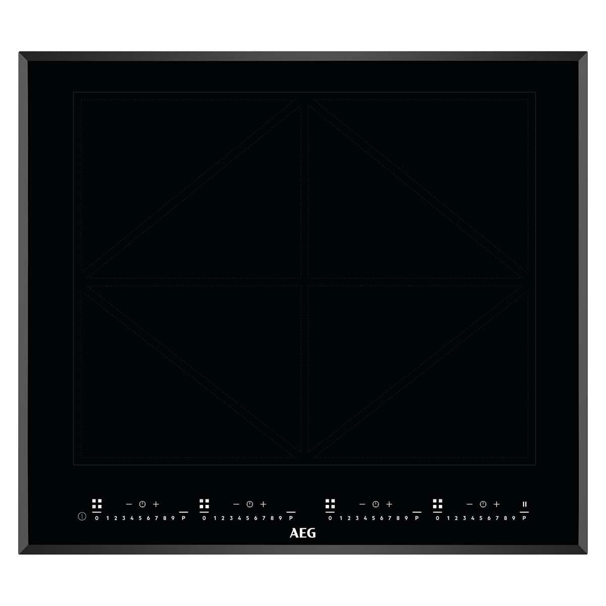 Factory second AEG TotalFlex 60cm Induction Cooktop – Black Glass (IKK64681FB) - Second Hand Appliances Geebung