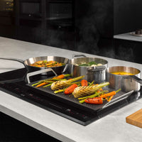 Thumbnail for Factory second AEG TotalFlex 60cm Induction Cooktop – Black Glass (IKK64681FB) - Second Hand Appliances Geebung