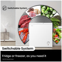 Thumbnail for Buy Factory second/Carton damaged Hisense 145L Hybrid Chest Freezer |  | [product_variant] | Second Hand Appliances Geebung Brisbane