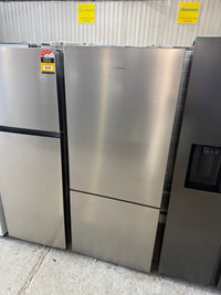 Thumbnail for Buy Factory second/Carton damaged Hisense 417L PureFlat Bottom Mount Refrigerator – HRBM418S (Silver) |  | [product_variant] | Second Hand Appliances Geebung Brisbane
