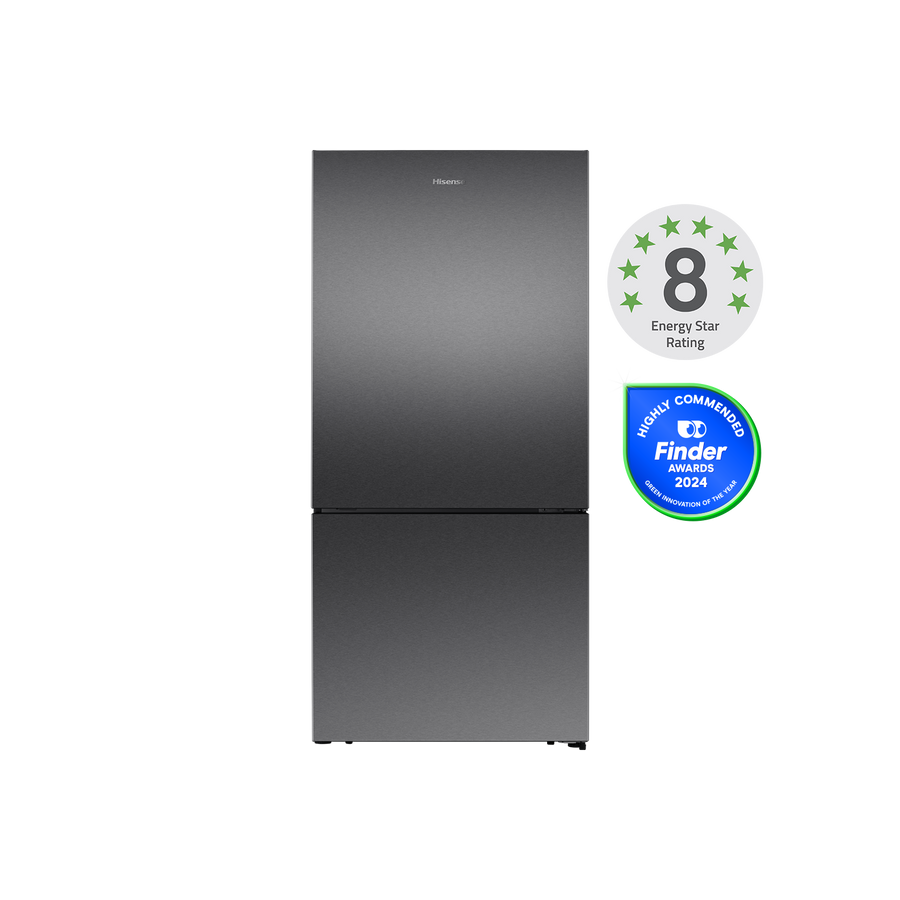 Factory second/Carton damaged Hisense 503L Bottom Mount Fridge – Dark Stainless Steel Model: HRBM503E - Second Hand Appliances Geebung