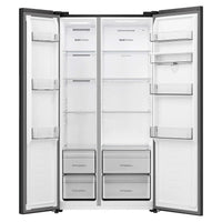 Thumbnail for Factory second/Carton damaged Hisense 541L PureFlat Side by Side Fridge with Non-Plumbed Water Dispenser – Black Model: HRSBS540BW - Second Hand Appliances Geebung