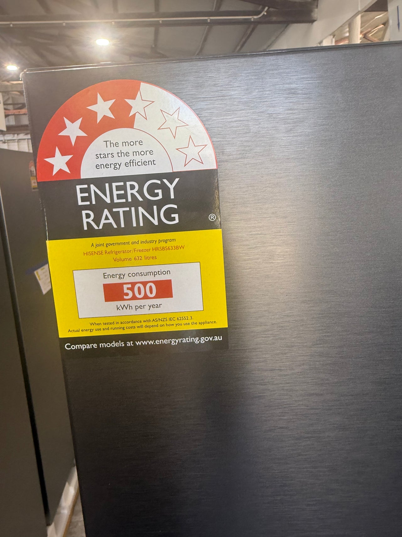 Buy Factory second/Carton damaged Hisense 632 L Side-by-Side Refrigerator – Black Steel (HRSBS632BW) |  | [product_variant] | Second Hand Appliances Geebung Brisbane