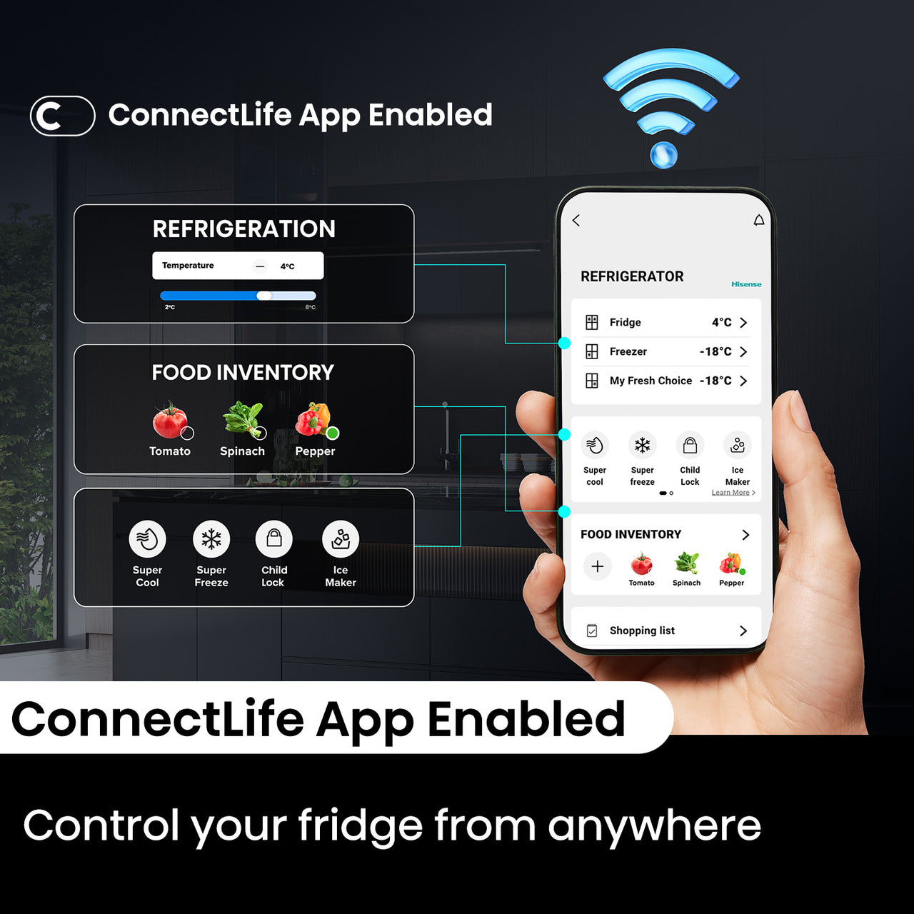 Buy Factory second/Carton damaged Hisense 640 L PureFlex French Door Fridge – Stainless Steel (HRCD640TSW) |  | [product_variant] | Second Hand Appliances Geebung Brisbane