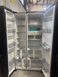 Thumbnail for Factory second/Carton damaged Hisense 652L PureFlat Side-by-Side Refrigerator – Black Steel HRSBS652B - Second Hand Appliances Geebung