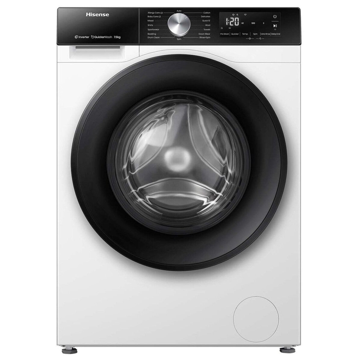 Buy Factory second/Carton damaged Hisense 7.5kg Series 3 Front Load Washing Machine HWFS7514S |  | [product_variant] | Second Hand Appliances Geebung Brisbane
