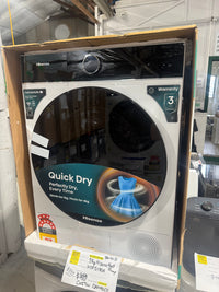 Thumbnail for Factory second/Carton damaged Hisense HDF5I90H 9kg Heat Pump Dryer - Second Hand Appliances Geebung